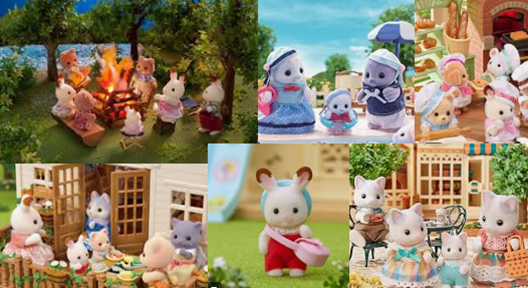 Figure 1: Pastoral scenes of Sylvanian Families advertising